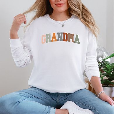 Simply Sage Market Grandma Colorful Garment Dyed Long Sleeve