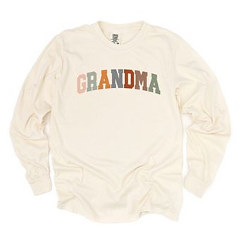 Simply Sage Market Grandma Colorful Garment Dyed Long Sleeve
