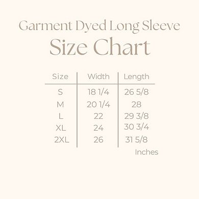 Simply Sage Market Graveyard Smash Skeleton Garment Dyed Long Sleeve
