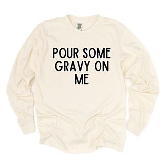 Simply Sage Market Gravy On Me Garment Dyed Long Sleeve