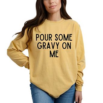 Simply Sage Market Gravy On Me Garment Dyed Long Sleeve