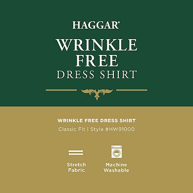 Big & Tall Haggar® Wrinkle Free Classic Fit Dress Shirt