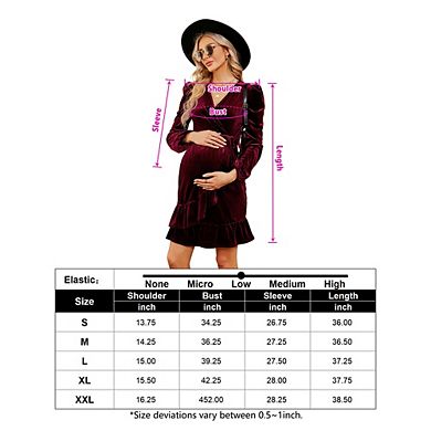 Maternity Velvet Flocked Midi Jumper main image 1