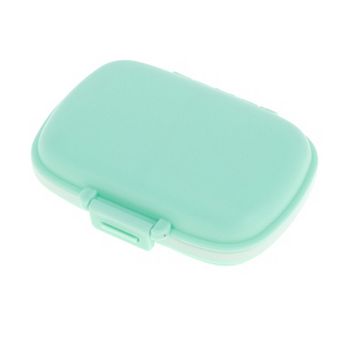 8 Grids Double Layer Pill Box for Travel 1 pc