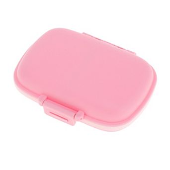 8 Grids Double Layer Pill Box for Travel 1 pc