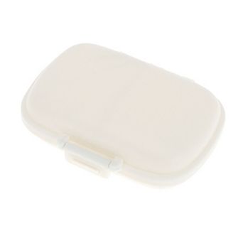 8 Grids Double Layer Pill Box for Travel 1 pc