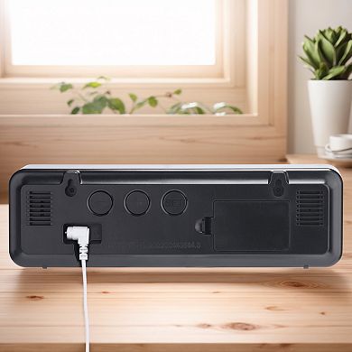 Large Digital Clock, Silent Non Ticking Modern Wall Clocks for Office, Home, Kitchen, 9 Inch