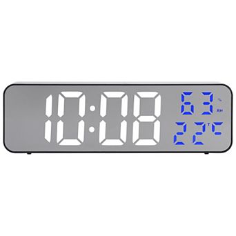 Large Digital Clock, Silent Non Ticking Modern Wall Clocks for Office, Home, Kitchen, 9 Inch