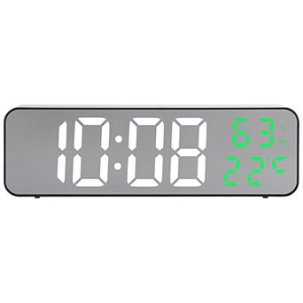 Large Digital Clock, Silent Non Ticking Modern Wall Clocks for Office, Home, Kitchen, 9 Inch