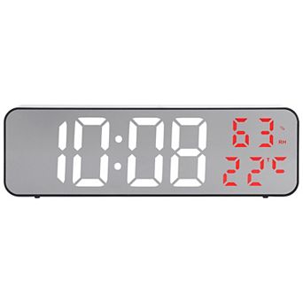 Large Digital Clock, Silent Non Ticking Modern Wall Clocks for Office, Home, Kitchen, 9 Inch