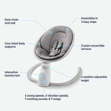 Graco® Soothe 'n Sway Bluetooth 3-in-1 Baby Swing