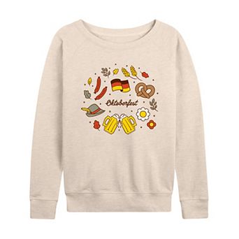 Women's Oktoberfest Fall Icons French Terry Long Sleeve Tee