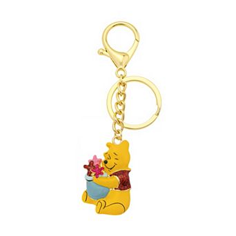 Disney's Winnie the Pooh Enamel Crystal Bag Charm & Key Chain