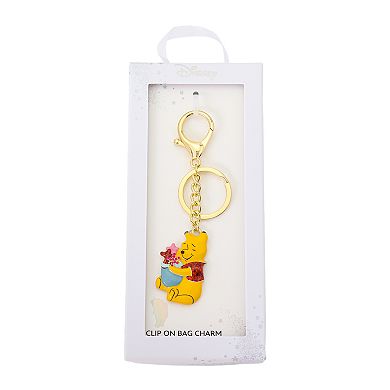 Disney's Winnie the Pooh Enamel Crystal Bag Charm & Key Chain