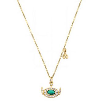 Disney's Toy Story Alien 14k Gold-Plated Cubic Zirconia & Crystal Pendant Necklace