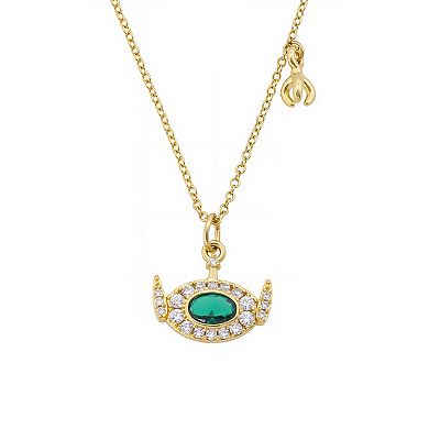 Disney's Toy Story Alien 14k Gold-Plated Cubic Zirconia & Crystal Pendant Necklace