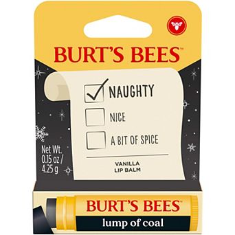 Burt's Bees Lump of Coal Vanilla Lip Balm