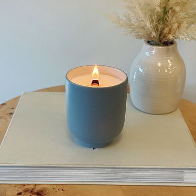 Miryana Midnight Amber 10 oz. Wood Wick Candle