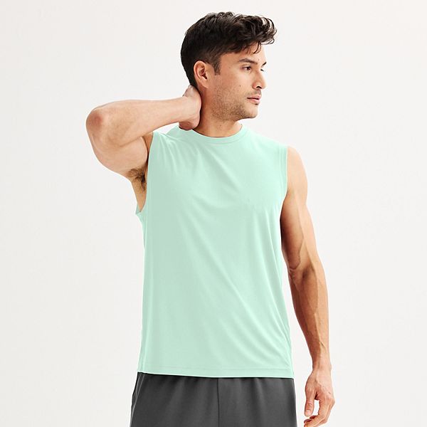 Men's Tek Gear Dry Tek Muscle Tank - Serene Mint (XS)