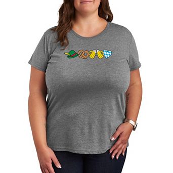 Plus Size Oktoberfest Icons Graphic Tee