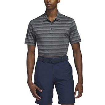 Men's adidas Two Color Stripe Golf Polo