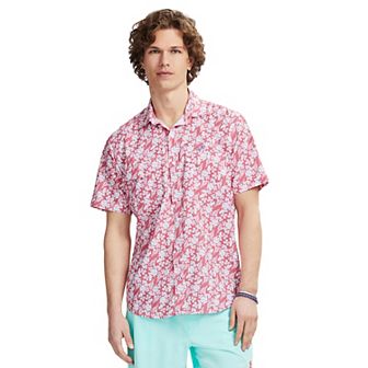 Men's IZOD Sunshield Performance Short Sleeve Button Down Shirt