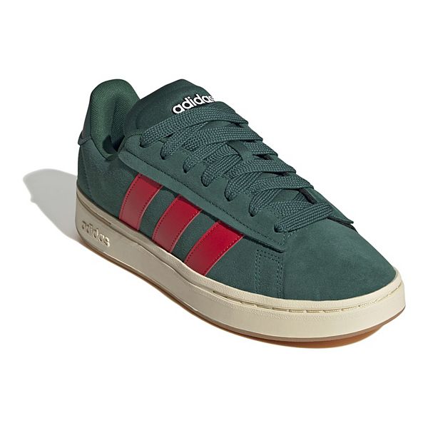 adidas Grand Court Alpha 00s Men's Sneakers - Green Scarlet White (9)