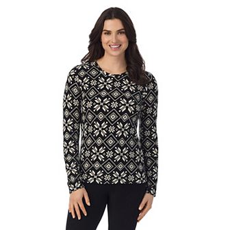 Women's Cuddl Duds® Fleecewear With Stretch Long Sleeve Top