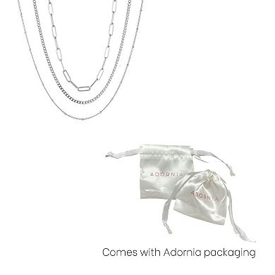 Adornia Tarnish Resistant 3-pc. Chain Necklace Set