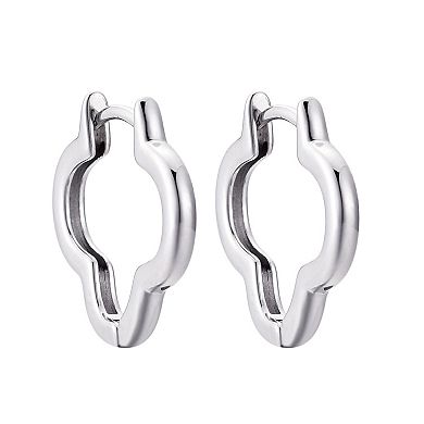 Adornia Clover Hoop Earrings