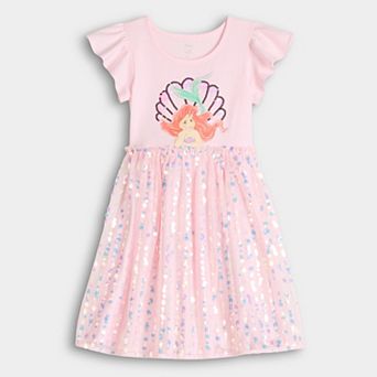 Girls 4-12 Disney's The Little Mermaid Ariel Sequin Tutu Dress