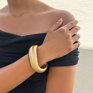 Adornia Organic Chunky Bangle Bracelet