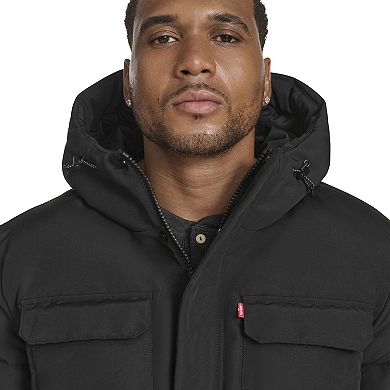 Big & Tall Levi's® Hooded Puffer Coat