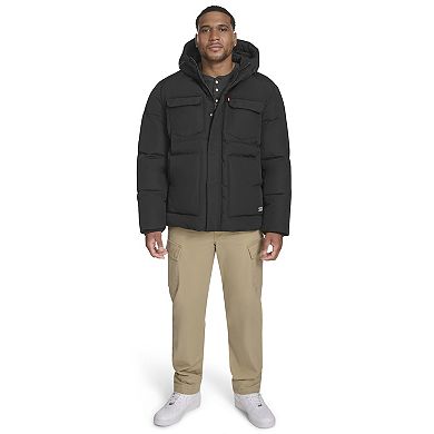 Big & Tall Levi's® Hooded Puffer Coat