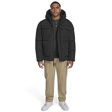 Big & Tall Levi's® Hooded Puffer Coat