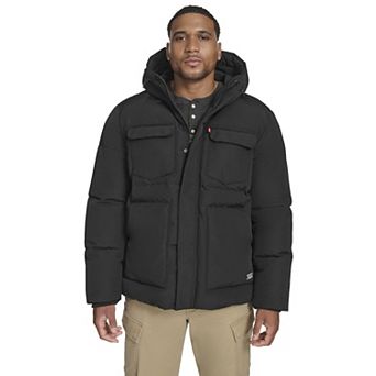 Big & Tall Levi's® Hooded Puffer Coat