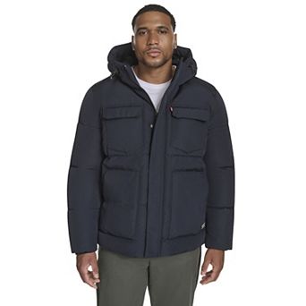 Big & Tall Levi's® Hooded Puffer Coat