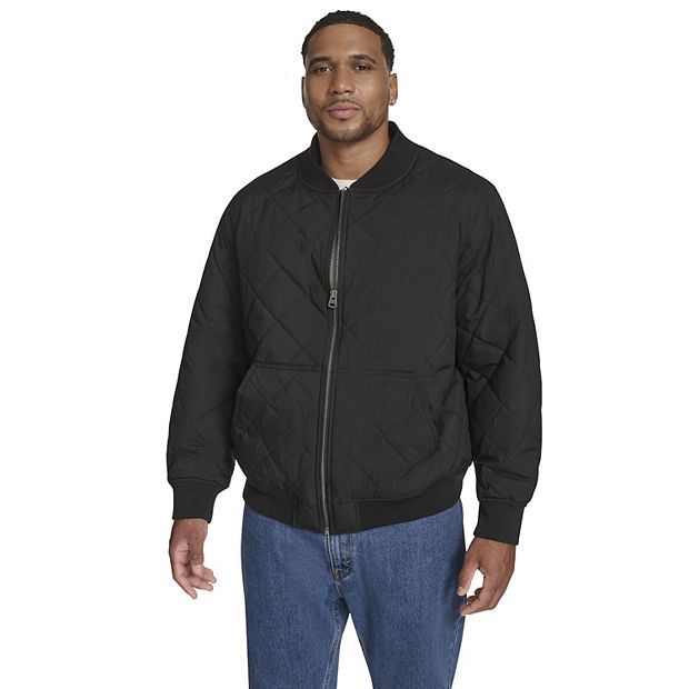 Big & Tall Levi's® Stretch Quilt Bomber Jacket