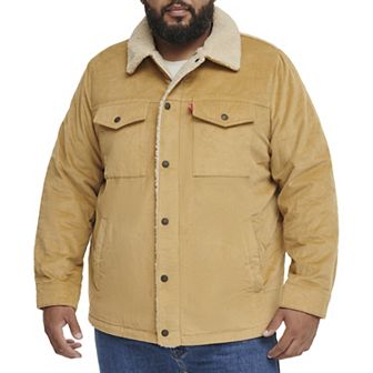 Big & Tall Levi's® Corduroy Sherpa Jacket