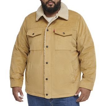 Big & Tall Levi's® Corduroy Sherpa Jacket