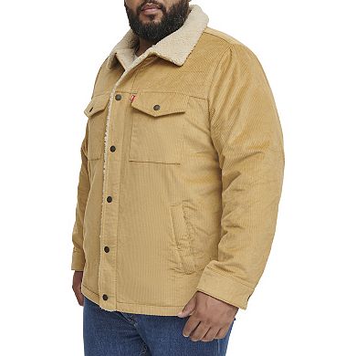 Big & Tall Levi's® Corduroy Sherpa Jacket