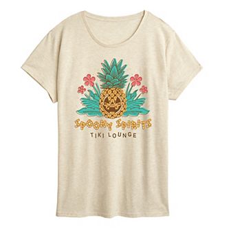 Women's Spooky Spirits Tiki Lounge Graphic Tee