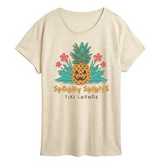 Women's Spooky Spirits Tiki Lounge Graphic Tee