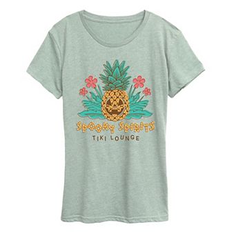 Women's Spooky Spirits Tiki Lounge Graphic Tee