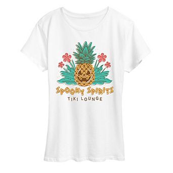 Women's Spooky Spirits Tiki Lounge Graphic Tee