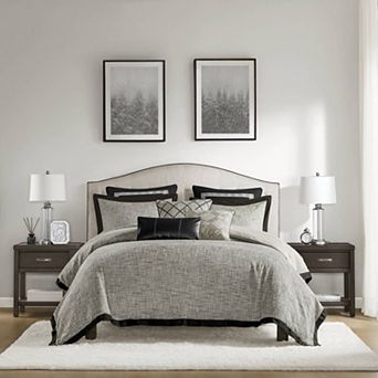 Madison Park Signature Reed Chenille Jacquard Comforter Set