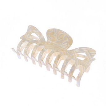 Emberly XL White Acrylic Claw Clip