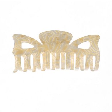 Emberly XL White Acrylic Claw Clip