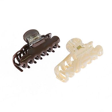 Emberly 2-pk. Acrylic Hair Claw Clips