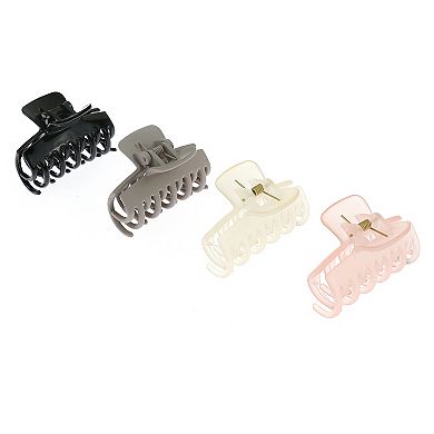 Emberly 4-pk. Double Teeth Claw Clip Set